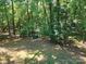 Backyard with green lawn and wooded perimeter at 4409 Homestead Rd, Rock Hill, SC 29732