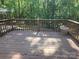 Back deck overlooking the backyard, bordered by trees at 4409 Homestead Rd, Rock Hill, SC 29732
