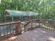 View of backyard carport with concrete floor at 4409 Homestead Rd, Rock Hill, SC 29732