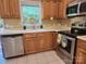 Cozy kitchen featuring stainless steel appliances, wooden cabinets, and ample counter space for cooking at 4409 Homestead Rd, Rock Hill, SC 29732