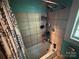 The renovated shower area includes a shower/tub combination and tiled walls at 506 Sycamore Ave, Gastonia, NC 28052
