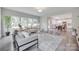Open floor plan with a living area and dining area with lots of light at 5305 Friendly Baptist Church Rd, Indian Trail, NC 28079
