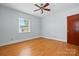 Spacious bedroom featuring hardwood floors and natural light at 604 Meadowbrook Rd, Kings Mountain, NC 28086