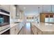 Elegant kitchen featuring stainless steel appliances and hardwood floors at 7112 Irongate Dr, Indian Land, SC 29707