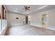 The primary suite features tray ceilings and windows, with a TV mount installed at 7112 Irongate Dr, Indian Land, SC 29707
