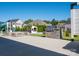Outdoor kitchen and seating area in backyard, perfect for entertaining and enjoying outdoor meals at 7112 Irongate Dr, Indian Land, SC 29707