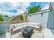 Relaxing outdoor patio area with comfortable seating and pleasant sky at 738 Garden District Dr, Charlotte, NC 28202