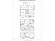 Detailed floor plan showcasing the layout of a three-story home with dimensions and room names at 10418 Goosefoot Nw Ct, Concord, NC 28027