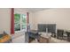 Another view of the bright office featuring great natural light at 10418 Goosefoot Nw Ct, Concord, NC 28027