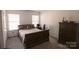 Simple bedroom with neutral carpet, one window, and traditional furnishings at 14406 Gadwall Ct, Charlotte, NC 28273