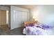 This bedroom features carpet and closet at 159 Saye Pl, Mooresville, NC 28115