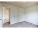 This bedroom has carpet, white walls and trim, and a closet at 159 Saye Pl, Mooresville, NC 28115