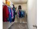 Walk-in closet with wire shelving and hanging rods for ample storage space at 159 Saye Pl, Mooresville, NC 28115