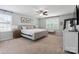 Calm main bedroom with neutral colors and ample light at 16114 Foreleigh Rd, Huntersville, NC 28078