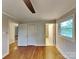 Bedroom featuring hardwood floors, neutral paint, and natural light at 2001 Tyvola Rd, Charlotte, NC 28210