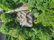 Stunning aerial view of a beautiful home surrounded by lush trees and meticulously landscaped grounds at 298 Horton Grove Rd, Fort Mill, SC 29715