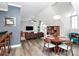 Bright living room featuring modern furnishings and architectural windows at 300 W 5Th St # 644, Charlotte, NC 28202
