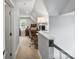 Hallway leading into bedroom with classic desk, chair and lamp at 423 State St, Charlotte, NC 28208