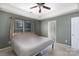 Bedroom with a neutral color scheme, ceiling fan and lots of natural light at 4642 Laurendale Ct, Rock Hill, SC 29732