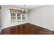 Dining area with hardwood floors, natural light and chandelier at 4642 Laurendale Ct, Rock Hill, SC 29732