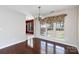 Dining area featuring hardwood floors and natural light at 4642 Laurendale Ct, Rock Hill, SC 29732