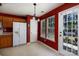 Bright eat-in kitchen features a white refrigerator, and neutral floors at 4642 Laurendale Ct, Rock Hill, SC 29732