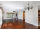 Open-concept living space with hardwood floors at 4642 Laurendale Ct, Rock Hill, SC 29732