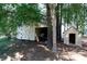 Two convenient backyard sheds are nestled among shady trees, providing ample storage at 4642 Laurendale Ct, Rock Hill, SC 29732