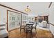 Inviting dining area with a view to the living room at 7103 Forest Ridge Rd, Matthews, NC 28104