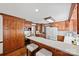 Bright kitchen featuring wooden cabinets, modern appliances, and an open layout at 7103 Forest Ridge Rd, Matthews, NC 28104