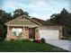 Charming single-story home with stone accents, an attached two-car garage, and well-maintained landscaping at 1223 Morehead Dr, Salisbury, NC 28144