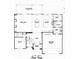 Layout of the home's first floor, including the kitchen, dining, great room, and garage at 1223 Royal Prince Ct, Charlotte, NC 28226