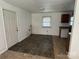 Compact kitchen area with ample room for storage, and lots of natural light at 13134 Homewood Dr, Charlotte, NC 28262