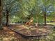 Playground with swings, slides, and see-saw for Gathering fun at 15831 Breton Brook St, Huntersville, NC 28078
