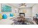 Inviting living room with a comfy sectional sofa and stylish decor at 18028 Broken Woods Rd, Charlotte, NC 28278