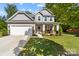 Charming two-story home with a well-maintained lawn and inviting front porch at 3615 Alamito Ln, Charlotte, NC 28214