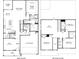 Detailed floor plan showcasing the layout of the first and second floors at 425 Bent Burr Crk, York, SC 29745