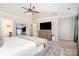 Cozy main bedroom with large bed, ensuite bathroom, and great closet space at 4711 Sunburst Ln, Charlotte, NC 28213