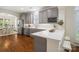 Modern kitchen featuring sleek countertops, stainless steel appliances, and stylish cabinetry at 5663 Morris Hunt Dr, Fort Mill, SC 29708