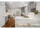 Modern kitchen featuring sleek countertops, stainless steel appliances, and stylish cabinetry at 5663 Morris Hunt Dr, Fort Mill, SC 29708