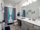 Inviting bathroom featuring blue-themed decor, modern fixtures, and a bright, clean space at 6381 Trinity Crossing Cir, Kannapolis, NC 28081