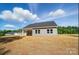 Backyard of newly built home showcasing light colored siding and pristine lawn at 908 Westminster Dr, Statesville, NC 28677