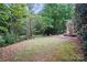 A spacious backyard showing lush greenery and landscaping at 9927 Raddington Ln, Charlotte, NC 28269