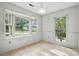 Sun-drenched breakfast nook features a large bay window at 9927 Raddington Ln, Charlotte, NC 28269