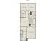 Floorplan for the second floor featuring bedrooms, bathrooms, a loft, a laundry room, and closet space at 14028 Parkside Crossing Dr # 331, Charlotte, NC 28273