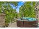 Outdoor seating area with comfortable lounge and a fire pit, great for enjoying cool evenings at 141 Ridge Top Rd, Mooresville, NC 28117