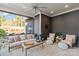 Cozy patio with comfortable seating, stylish decor, and serene outdoor views at 1502 Matthew Mcclure Cir, Davidson, NC 28036