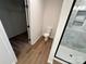 Modern bathroom with shower stall and toilet at 1563 Riverview Cir, Fort Lawn, SC 29714