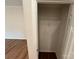 A small, walk-in closet with a clothing rod and open space on the floor at 1563 Riverview Cir, Fort Lawn, SC 29714