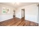 Dining room features hardwood floors and easy access to other rooms at 210 W 15Th St, Newton, NC 28658